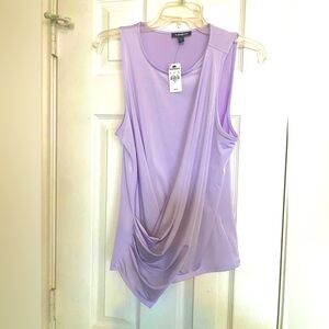 NWT Express Sleeveless Wrap Top in Lavendar in Size Medium